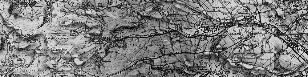 Old map of Soughley in 1896