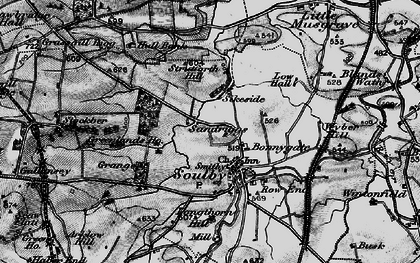 Old map of Wyber Hill in 1897