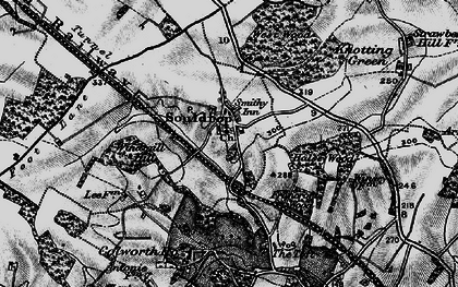 Old map of Souldrop in 1898