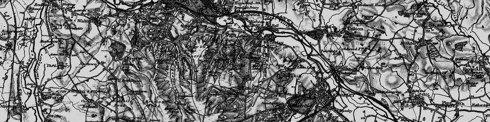 Old map of Wolseley Plain in 1898