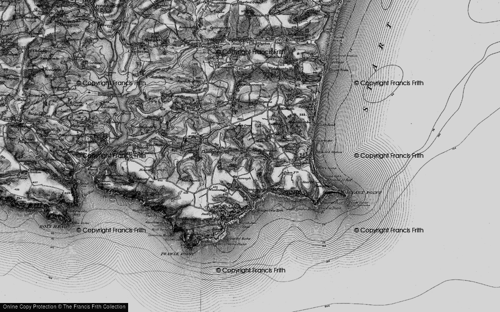 Old Map of South Allington, 1897 in 1897