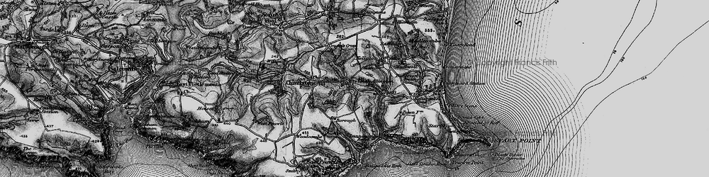 Old map of South Allington in 1897
