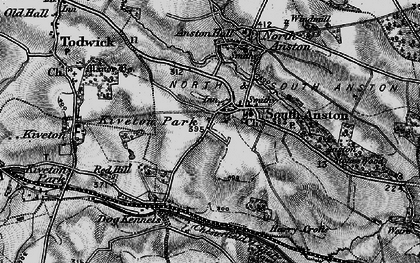 Old map of South Anston in 1899