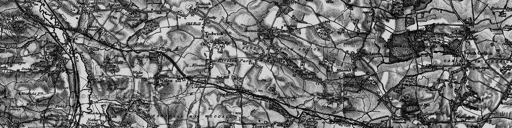 Old map of South Anston in 1899