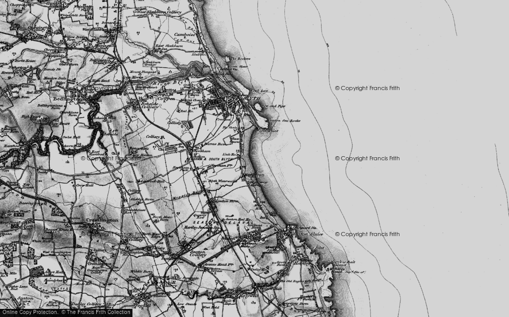 Old Map of South Beach, 1897 in 1897