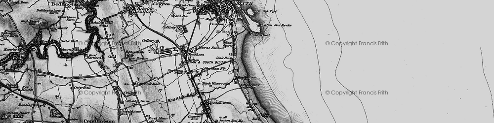 Old map of South Beach in 1897