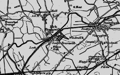 Old map of South Bramwith in 1895