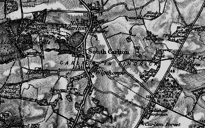 Old map of South Carlton in 1899