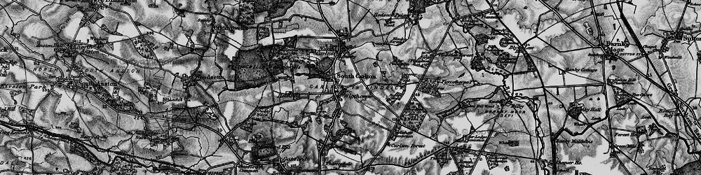 Old map of South Carlton in 1899