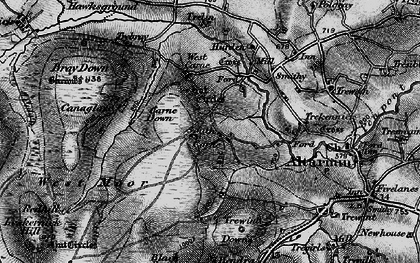 Old map of South Carne in 1895