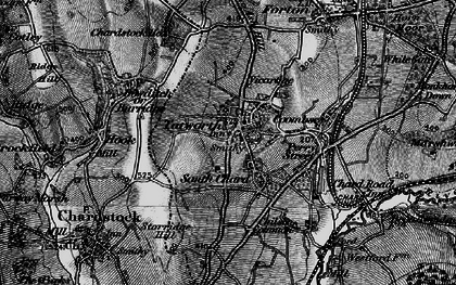 Old map of South Chard in 1898