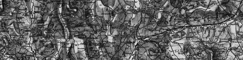 Old map of Two Ash Hill in 1898