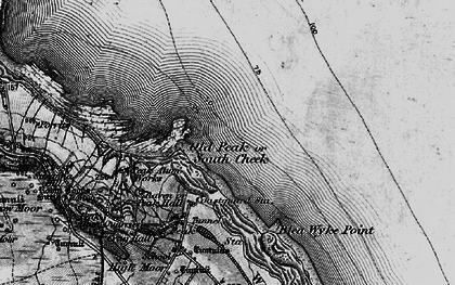 Old map of South Cheek in 1897