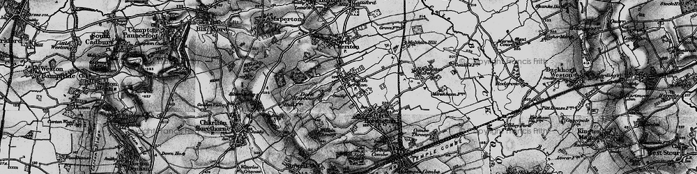 Old map of South Cheriton in 1898