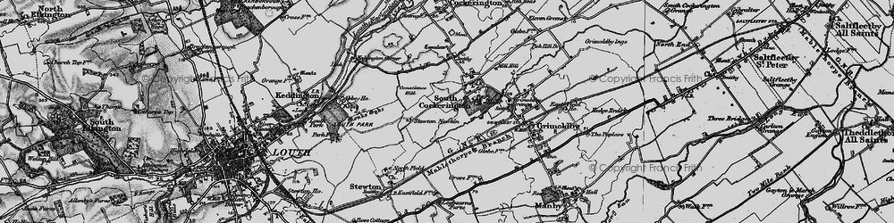 Old map of South Cockerington in 1899