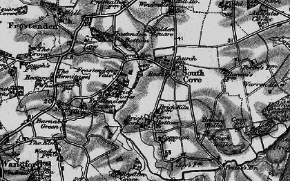 Old map of South Cove in 1898