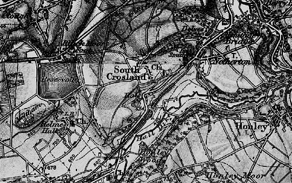 Old map of South Crosland in 1896