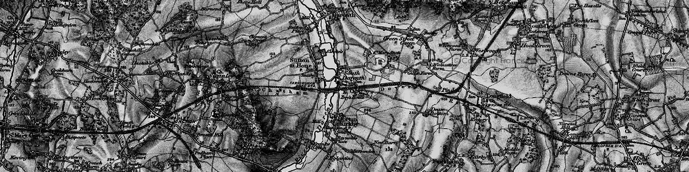 Old map of South Darenth in 1895