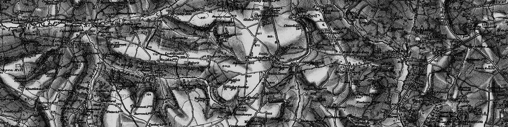 Old map of South Down in 1898