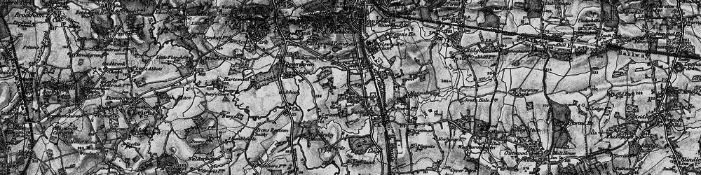 Old map of South Earlswood in 1896