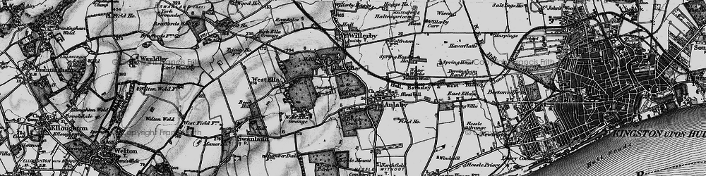 Old map of South Ella in 1895