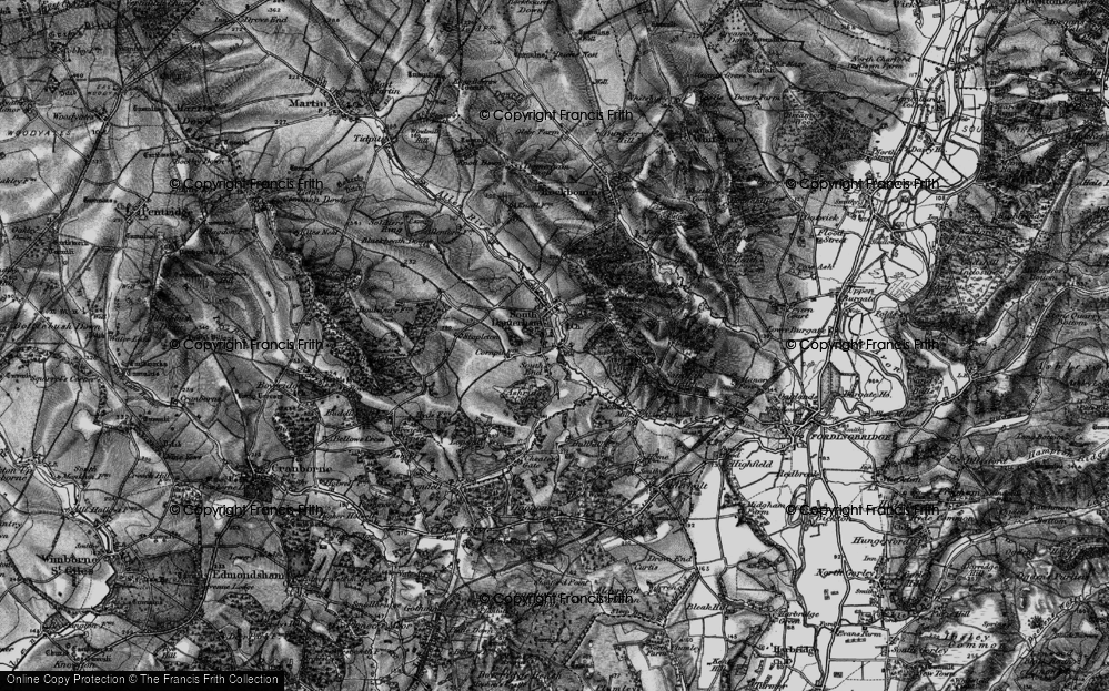 Old Map of South End, 1895 in 1895