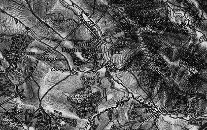 Old map of South End in 1895