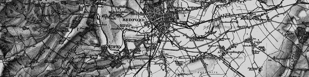Old map of South End in 1896