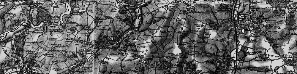 Old map of St Elizabeth's School & Home in 1896