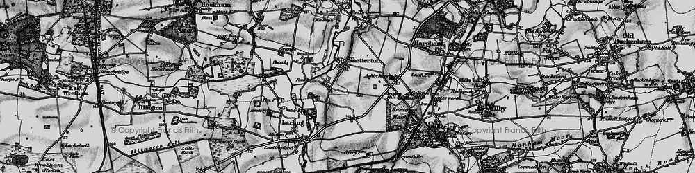 Old map of South End in 1898