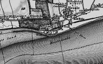 Old map of Humber Bridge in 1895