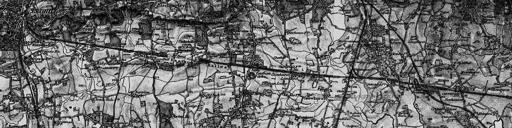 Old map of South Godstone in 1895