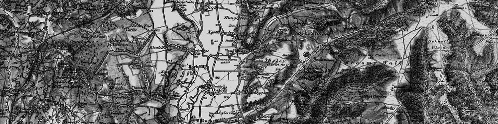 Old map of South Gorley in 1895