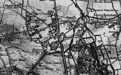 Old map of South Gosforth in 1897