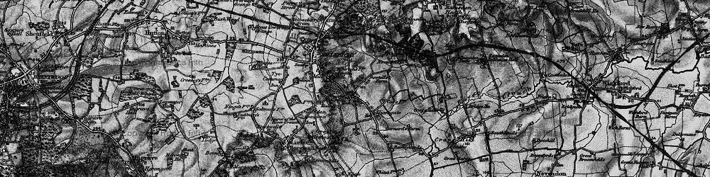 Old map of South Green in 1896