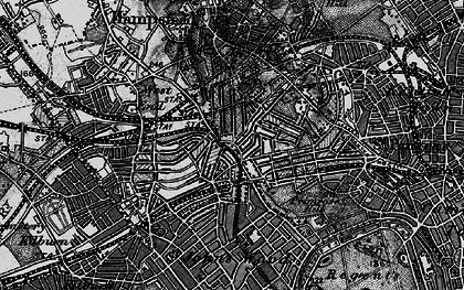 Old map of South Hampstead in 1896