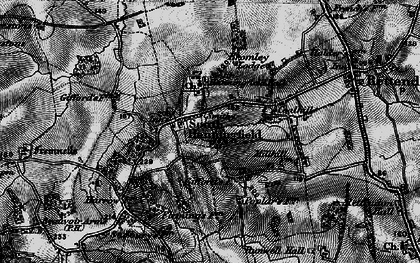 Old map of South Hanningfield in 1896