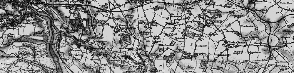 Old map of South Heath in 1896