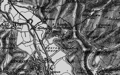 Old map of South Heighton in 1895