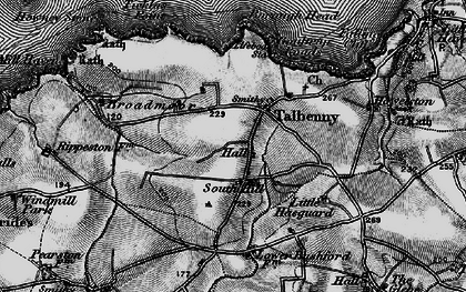 Old map of Hasguard Cross in 1898