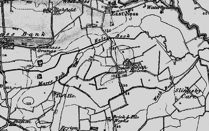 Old map of Beech Tree Ho in 1898