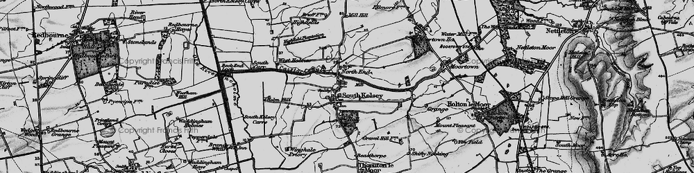 Old map of South Kelsey in 1898