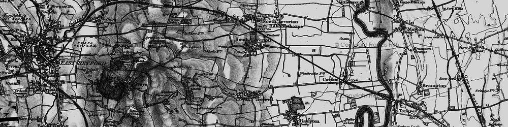 Old map of South Leverton in 1899