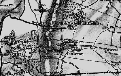 Old map of South Littleton in 1898