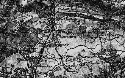 Old map of South Merstham in 1895
