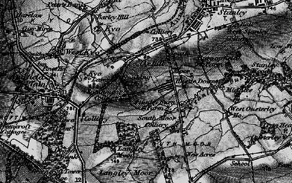 Old map of South Moor in 1898