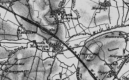 Old map of South Moreton in 1895
