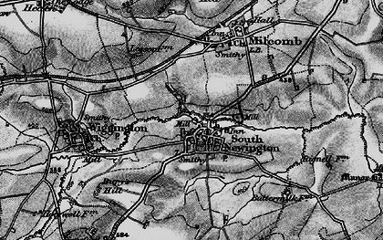 Old map of South Newington in 1896