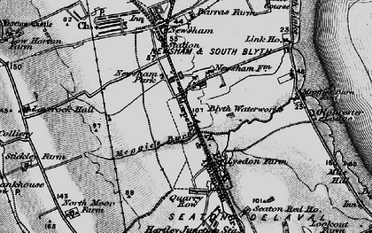 Old map of South Newsham in 1897