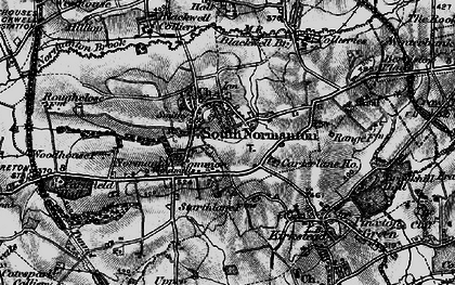 Old map of Brookhill Hall in 1896